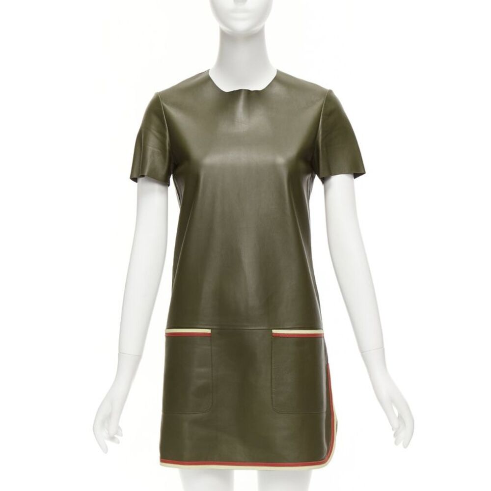 Celine Leather Mod Dress